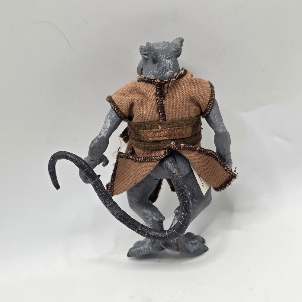 Playmates Master Splinter TMNT 2002 Kids Grey Brown Fabric Robe Ninja Toy Figure - Picture 2 of 8